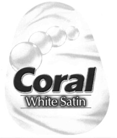 Coral White Satin