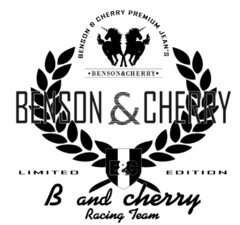 BENSON & CHERRY BENSON & CHERRY PREMIUM JEAN'S B&C LIMITED EDITION B and cherry Racing Team