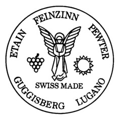 ETAIN FEINZINN PEWTER GUGGISBERG LUGANO