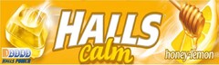 HALLS calm 12345 HALLS POWER honey-lemon