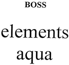 BOSS elements aqua