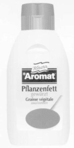 Knorr Aromat Pflanzenfett gewürzt Graisse végétale assaisonnée