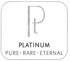 Pt PLATINUM PURE RARE ETERNAL