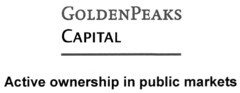 GOLDENPEAKS CAPITAL Active ownership in public markets