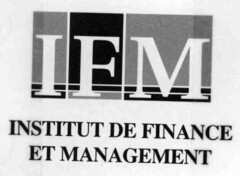 IFM INSTITUT DE FINANCE ET MANAGEMENT