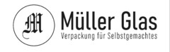 M Müller Glas Verpackung für Selbstgemachtes