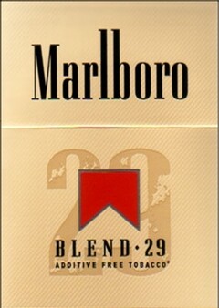 Marlboro BLEND 29 ADDITIVE FREE TOBACCO((fig.))