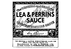 LEA & PERRINS SAUCE