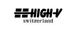 HIGH-V switzerland