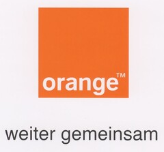 orange WEITER GEMEINSAM ((fig))