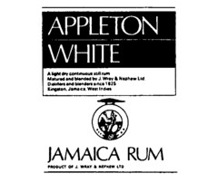 APPLETON WHITE JAMAICA RUM
