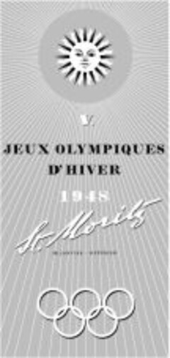 JEUX OLYMPIQUES D'HIVER 1948 St. Moritz