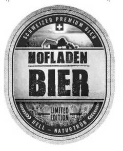 SCHWEIZER PREMIUM BIER HOFLADEN BIER LIMITED EDITION HELL - NATURTRÜB