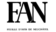 FAN FEUILLE D'AVIS DE NEUCHâTEL