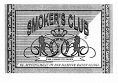 Quality Paper SMOKER'S CLUB FINE CIGARETTE PAPER