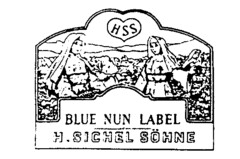 HSS BLUE NUN LABEL H.SICHEL SöHNE