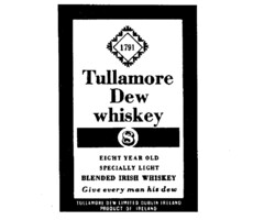 1791 Tullamore Dew whiskey 8