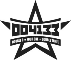 004133 DOUBLE 0 * FOUR ONE * DOUBLE THREE