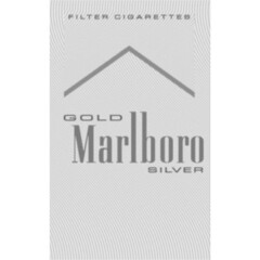 FILTER CIGARETTES GOLD MARLBORO SILVER