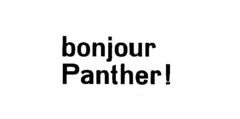 bonjour Panther!