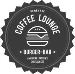 HOMEMADE COFFEE LOUNGE BURGER-BAR AMERICAN PASTRIES CHEESECAKES