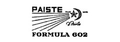 PAISTE FORMULA 602