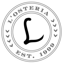 L'OSTERIA EST. 1999((fig.))