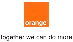 orange together we can do more