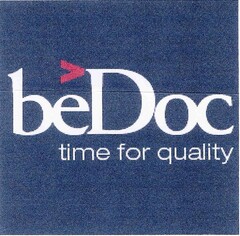 beDoc time for quality