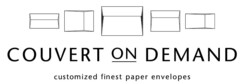 COUVERT ON DEMAND customized finest paper envelopes