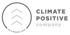 CLIMATE POSITIVE company ON a MISSION . world