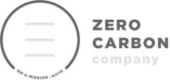 ZERO CARBON company ON A MISSION.world