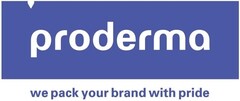 proderma we pack your brand with pride