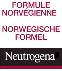 FORMULE NORVÉGIENNE NORWEGISCHE FORMEL Neutrogena