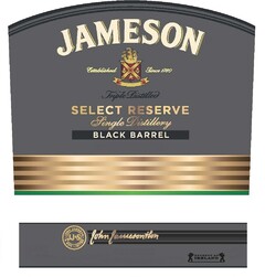 JAMESON SELECT RESERVE Single Distillery BLACK BARREL