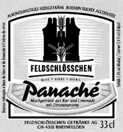 FELDSCHLÖSSCHEN Panaché Mischgetränk aus Bier und Limonade mit Zitronenaroma  FELDSCHLÖSSCHEN GETRÄNKE AG CH-4310 RHEINFELDEN
