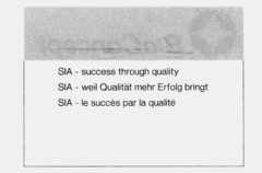 SIA-success throug quality ...