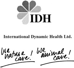 IDH International Dynamic Health Ltd. We nature care! We animal care!