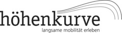 höhenkurve langsame mobilität erleben