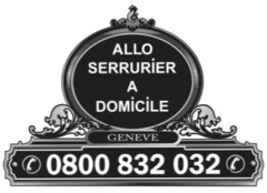 ALLO SERRURIER A DOMICILE 0800 832 032