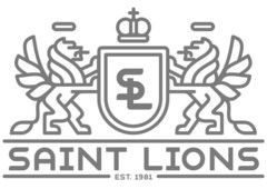 SL SAINT LIONS EST. 1981