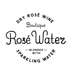DRY ROSÉ WINE Boutique Rosé Water BLENDED WITH SPARKLING WATER