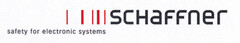 SCHAFFNER safety for electronic systems
