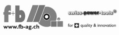 f+b swiss-power-tools www.fb-ag.ch for quality & innovation