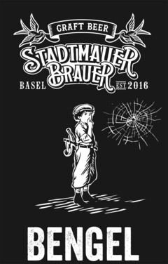 CRAFT BEER BASEL STADTMAUER BRAUER EST. 2016 BENGEL