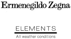 Ermenegildo Zegna ELEMENTS All weather conditions
