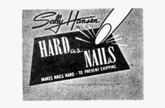 Sally Hansen HARD AS NAILS MAKES NAILS HARD - TO PREVENT CHIPPING