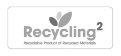 Recycling 2 Recyclable Product of Recycled Materials