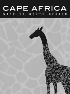 CAPE AFRICA WINE OF SOUTH AFRICA