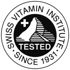 SWISS VITAMIN INSTITUTE SINCE 1931 TESTED